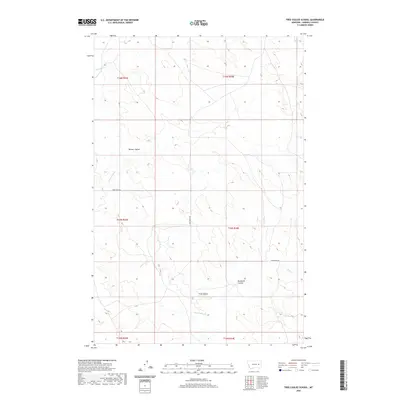 2020 Map of Tree Coulee School, 2020 Print