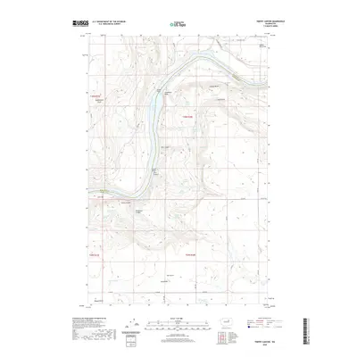2020 Map of Trefry Canyon, 2020 Print