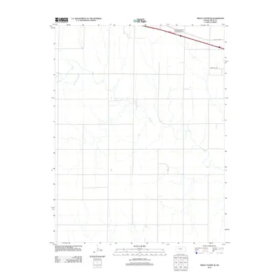 2012 Map of Trego Center NE, 2012 Print
