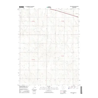 2015 Map of Trego Center NE, 2015 Print