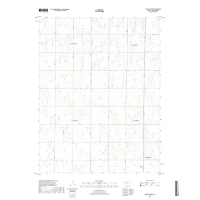 2018 Map of Trego Center, 2018 Print