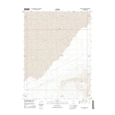 2015 Map of Trego Hot Springs, 2015 Print