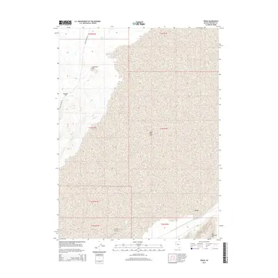 2014 Map of Trego, 2014 Print