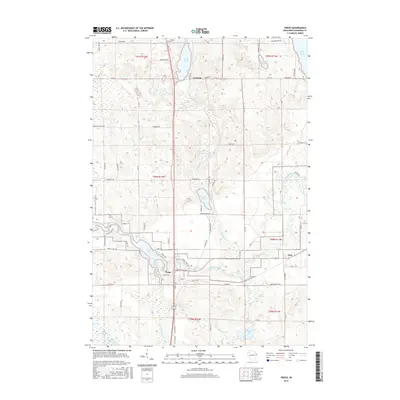 2015 Map of Trego, 2015 Print