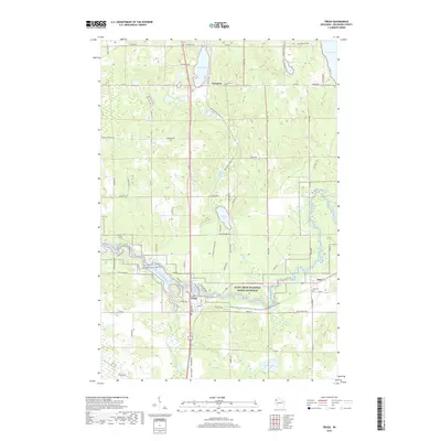 2019 Map of Trego, 2019 Print