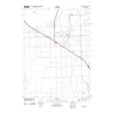 2011 Map of Tremonton, 2011 Print