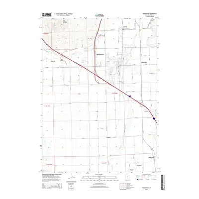 2014 Map of Tremonton, 2014 Print