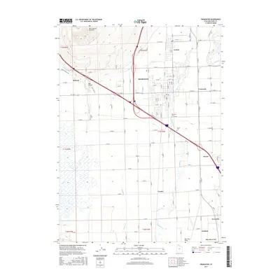 2017 Map of Tremonton, 2017 Print