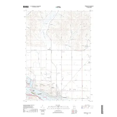 2018 Map of Trempealeau, 2018 Print