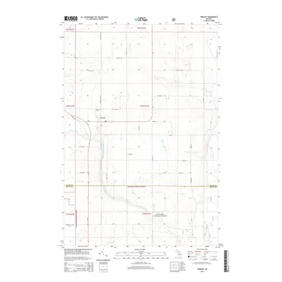 2014 Map of Trenary, 2014 Print