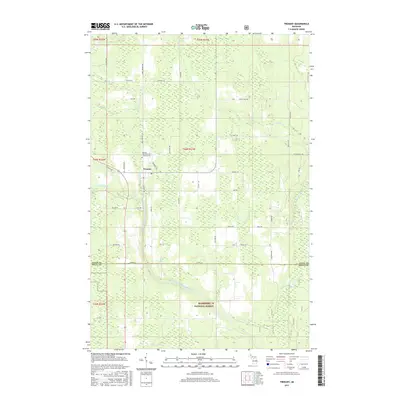 2017 Map of Trenary, 2017 Print