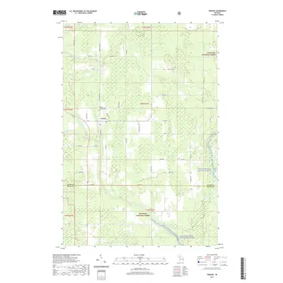 2019 Map of Trenary, 2019 Print