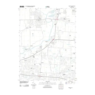 2010 Map of Trenton, 2010 Print
