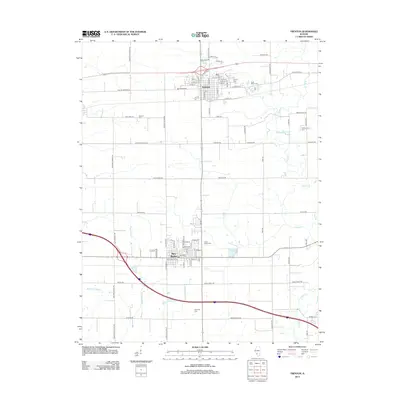 2012 Map of Trenton, 2012 Print
