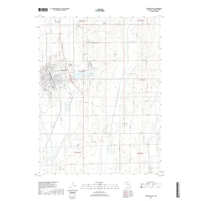 2017 Map of Trenton East, 2017 Print