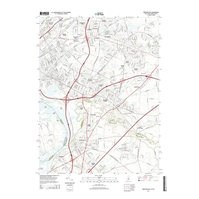 2014 Map of Trenton East, 2014 Print