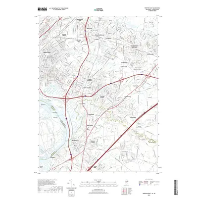 2019 Map of Trenton East, 2019 Print