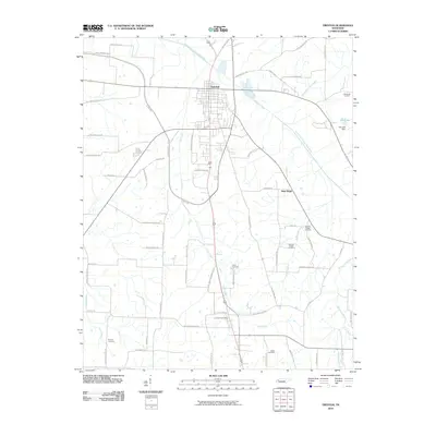 2010 Map of Trenton, 2010 Print