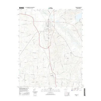 2016 Map of Trenton, 2016 Print