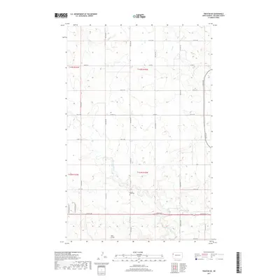 2017 Map of Trenton NE, 2017 Print