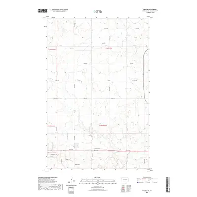 2020 Map of Trenton NE, 2020 Print