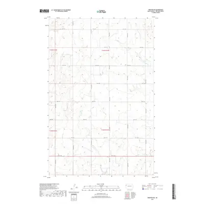 2017 Map of Trenton NW, 2017 Print