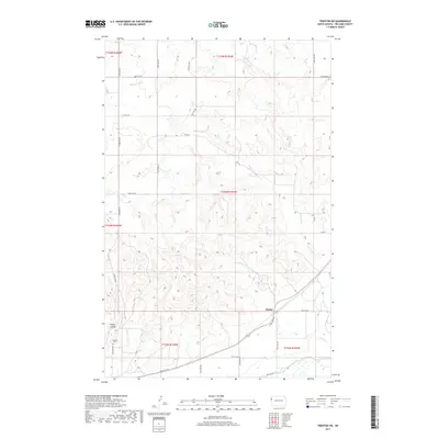 2017 Map of Trenton SW, 2017 Print