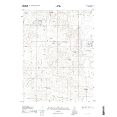 2017 Map of Trenton West, 2017 Print