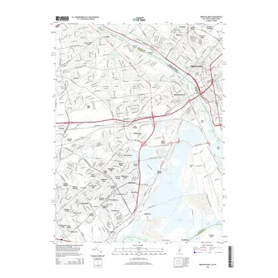 2014 Map of Trenton West, 2014 Print