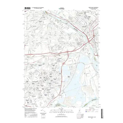 2016 Map of Trenton West, 2016 Print