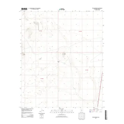 2013 Map of Tres Hermanos, 2013 Print