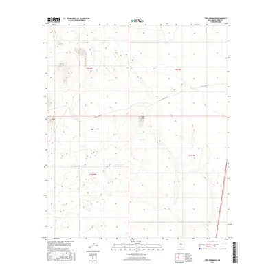 2017 Map of Tres Hermanos, 2017 Print