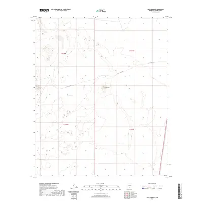 2020 Map of Tres Hermanos, 2020 Print