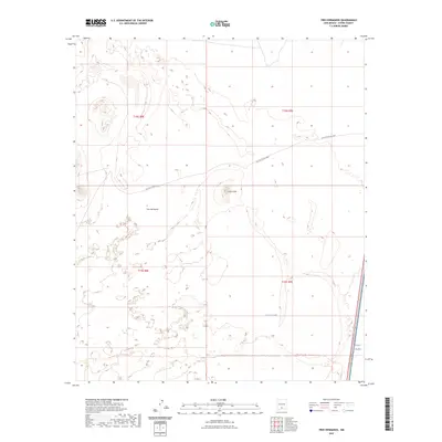 2023 Map of Tres Hermanos, 2023 Print