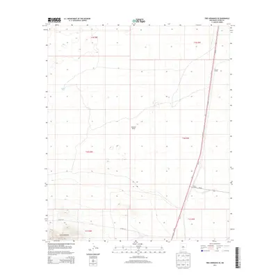 2013 Map of Tres Hermanos SE, 2013 Print