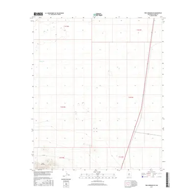 2017 Map of Tres Hermanos SE, 2017 Print
