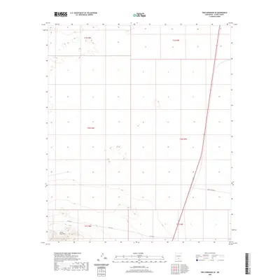 2020 Map of Tres Hermanos SE, 2020 Print