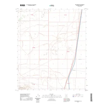 2023 Map of Tres Hermanos SE, 2023 Print