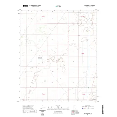 2023 Map of Tres Hermanos SW, 2023 Print