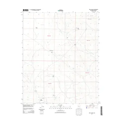 2013 Map of Tres Lagunas, 2013 Print
