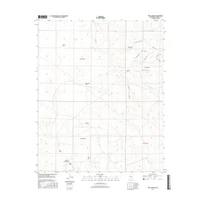 2017 Map of Tres Lagunas, 2017 Print