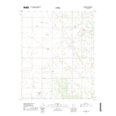 2023 Map of Tres Lagunas, 2023 Print