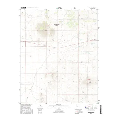 2017 Map of Tres Montosas, 2017 Print