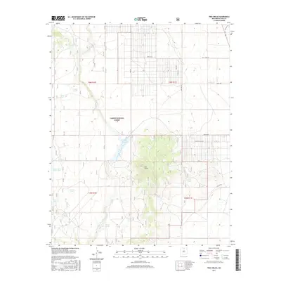2017 Map of Tres Orejas, 2017 Print