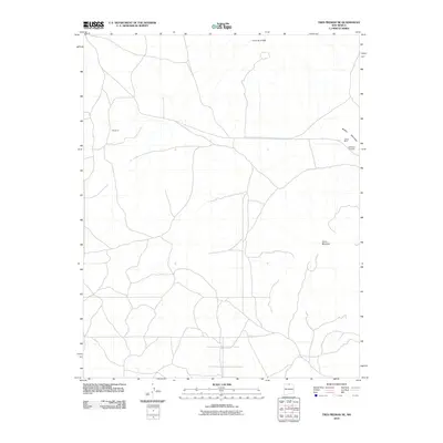 2010 Map of Tres Piedras NE, 2010 Print