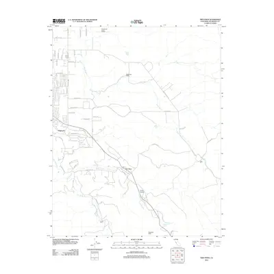 2012 Map of Tres Pinos, 2012 Print