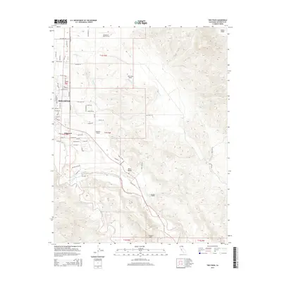 2015 Map of Tres Pinos, 2015 Print