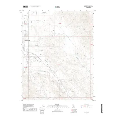 2018 Map of Tres Pinos, 2018 Print