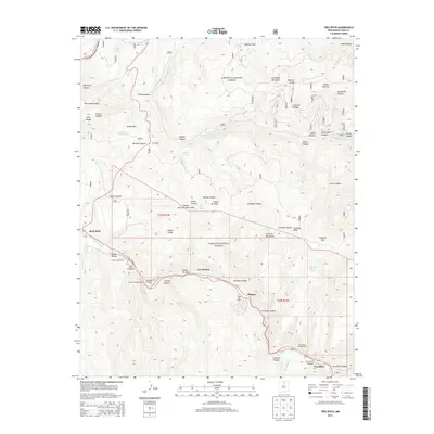 2013 Map of Tres Ritos, 2013 Print