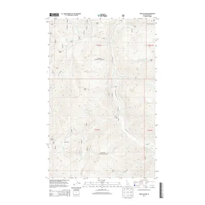 2013 Map of Trestle Peak, 2013 Print